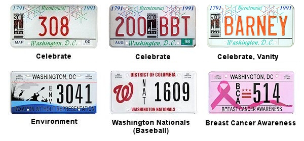Special Interest license plates