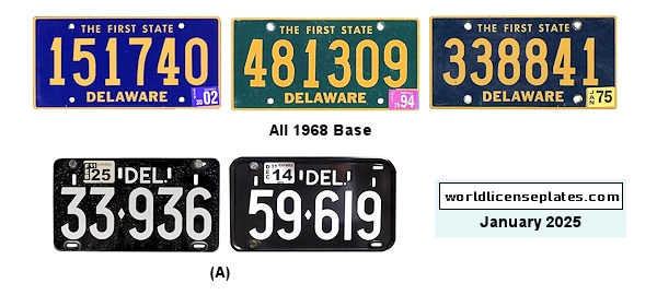 Private/Passenger license plates