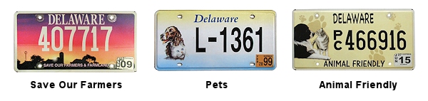 Special Interest license plates