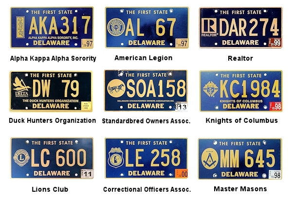 Special Interest license plates
