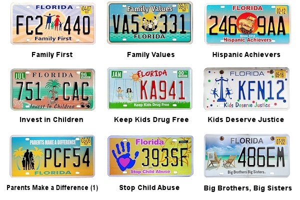 Special Interest license plates