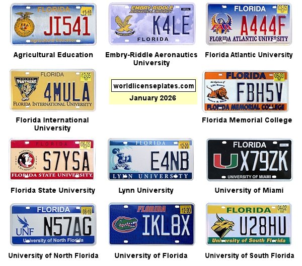 Special Interest license plates