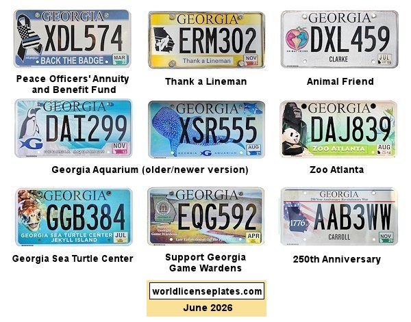 Special Interest license plates