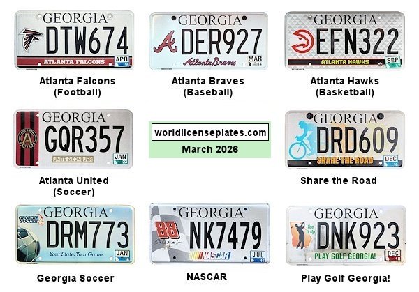 Special Interest license plates