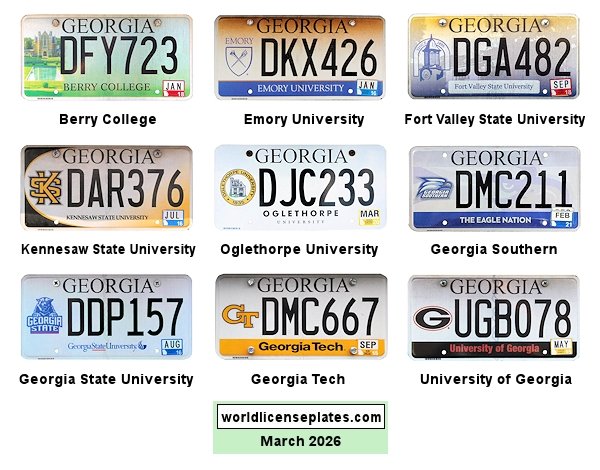 Special Interest license plates