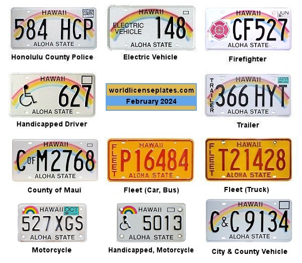 Non-Passenger/Other license plates