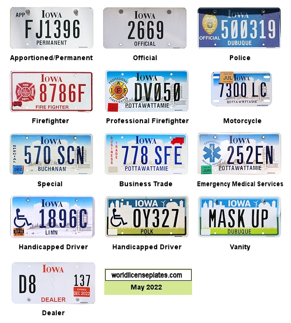 Non-Passenger/Other license plates