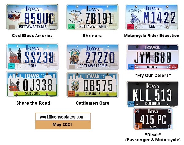 Special Interest license plates