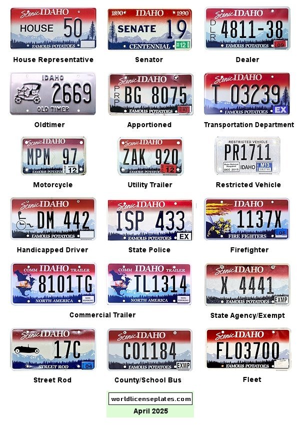 Non-Passenger/Other license plates