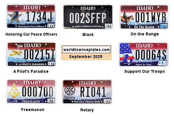 Special Interest license plates