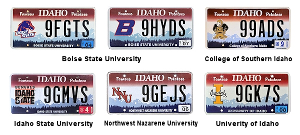 Special Interest license plates