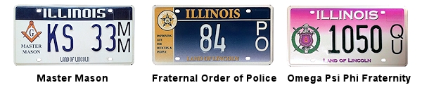 Special Interest license plates