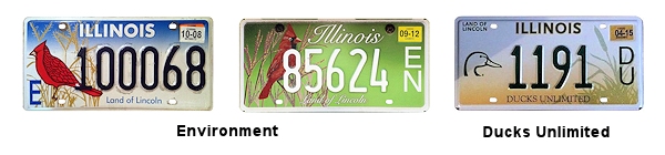 Special Interest license plates