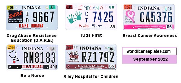 Special Interest license plates