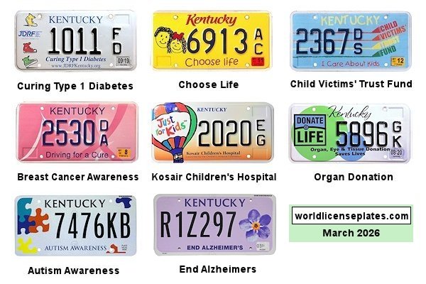 Special Interest license plates