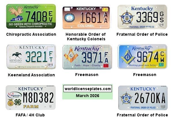 Special Interest license plates