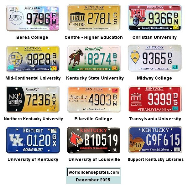 Special Interest license plates