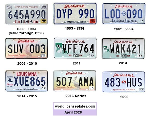 Private/Passenger license plates