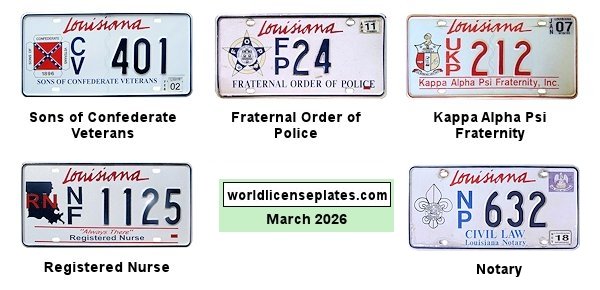 Special Interest license plates