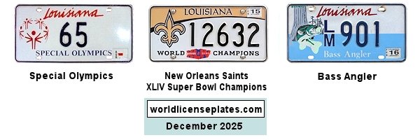 Special Interest license plates
