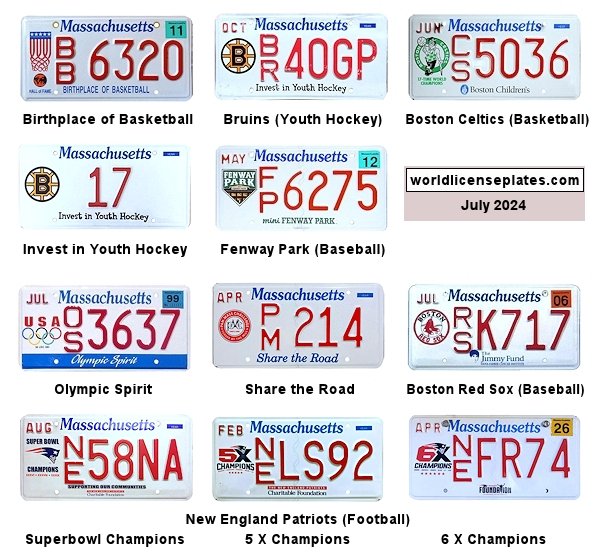 Special Interest license plates
