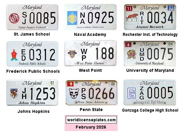 Special Interest license plates