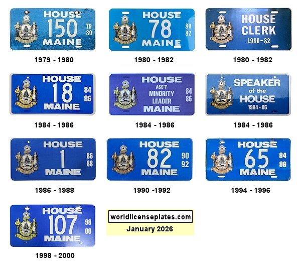 Government - House license plates