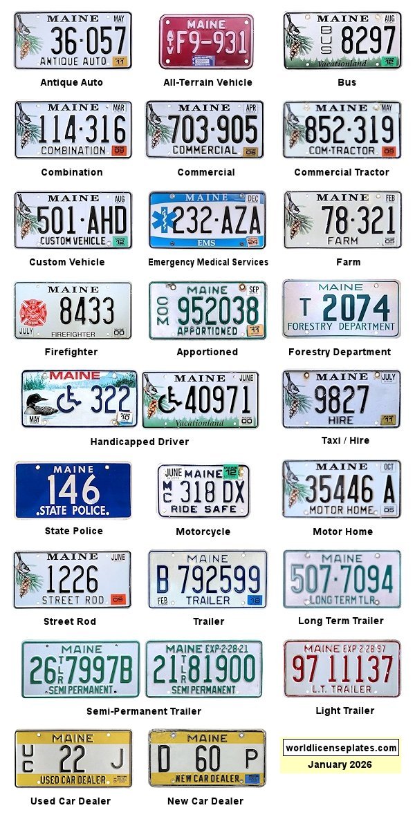 Non-Passenger/Other license plates