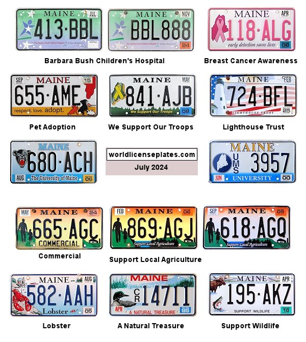 Special Interest license plates