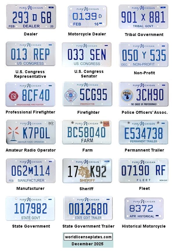 Non-Passenger/Other license plates