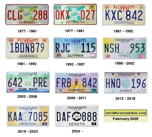 Private/Passenger license plates