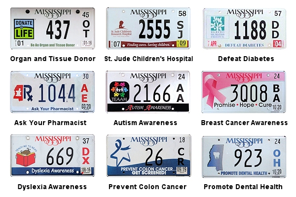 Special Interest license plates
