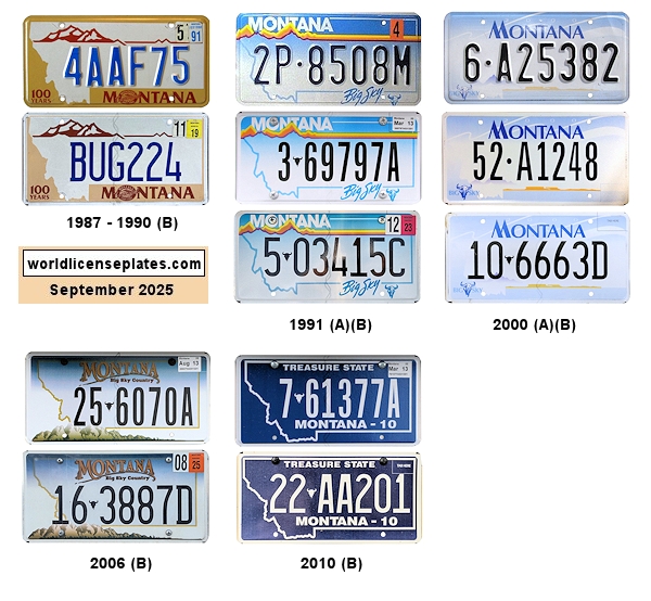 Private/Passenger license plates