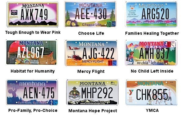 Special Interest license plates
