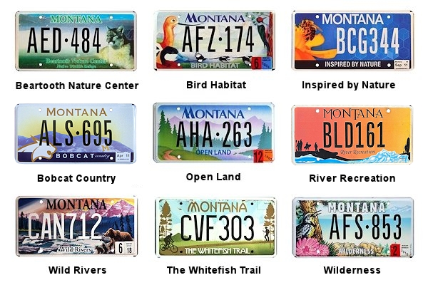 Special Interest license plates