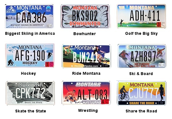 Special Interest license plates