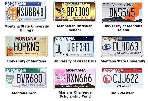 Special Interest license plates