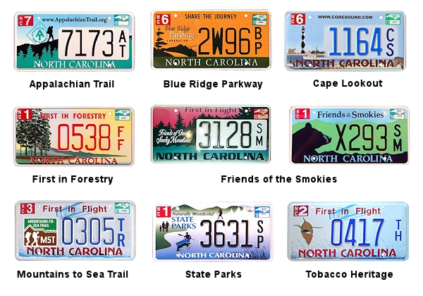 Special Interest license plates