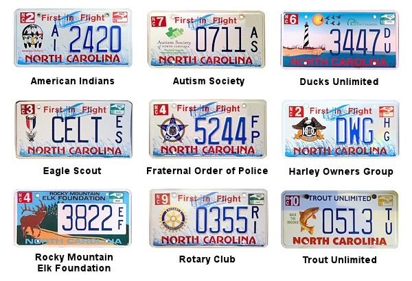 Special Interest license plates