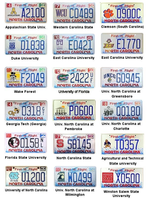 Special Interest license plates