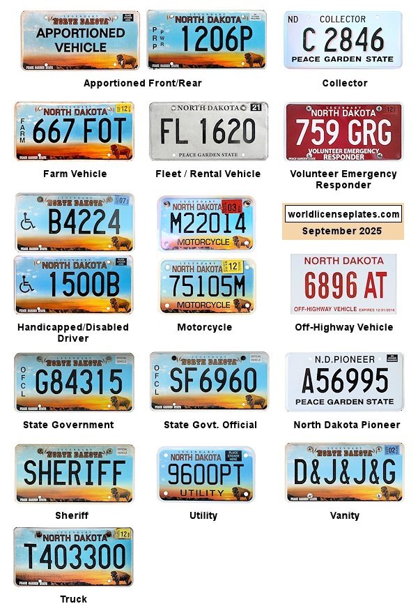 Non-Passenger/Other license plates