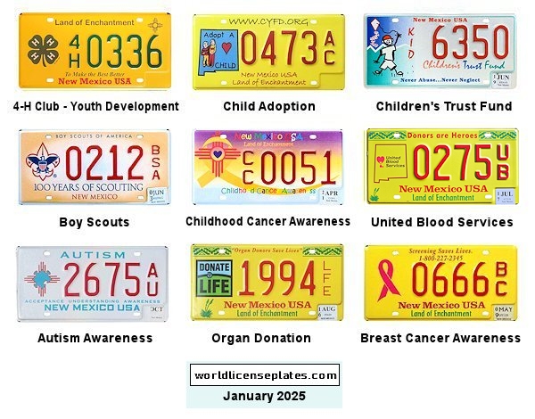 Special Interest license plates