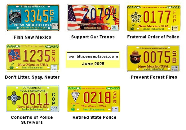 Special Interest license plates