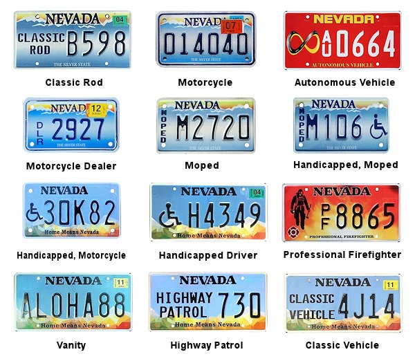 Non-Passenger/Other license plates