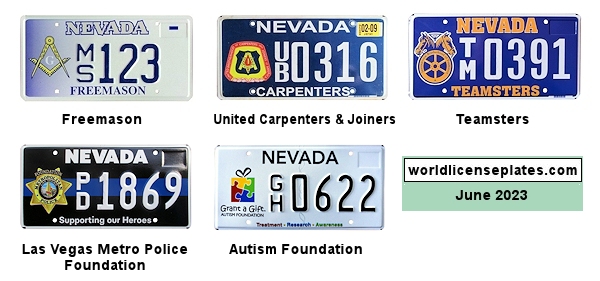 Special Interest license plates