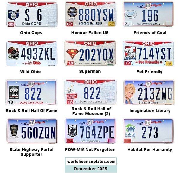 Special Interest license plates