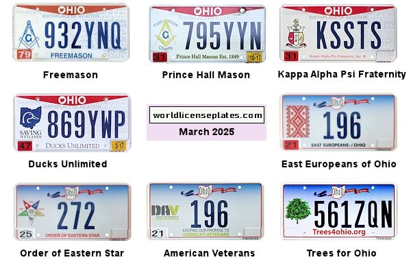Special Interest license plates