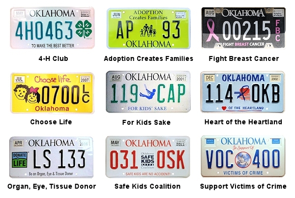 Special Interest license plates