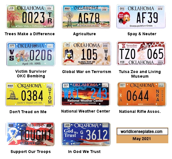 Special Interest license plates