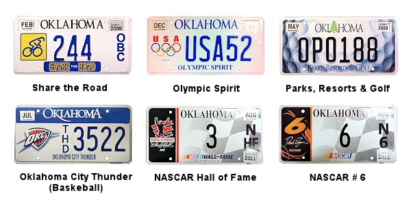 Special Interest license plates